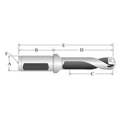 60520S-100F Spade Drill Holder - Americas Industrial Supply