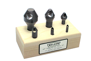 6 Pc. HSS 90° Deburring Set - Americas Industrial Supply