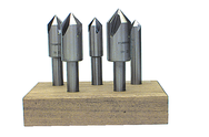 5 pc. HSS 60 Degree Countersink Set - Americas Industrial Supply