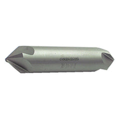 ‎1/8″ Size-1-1/2″ OAL-60° 2/4 Flute Double End 3N1 Drill Point Countersink - Americas Industrial Supply