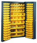 38 x 24 x 72'' (132 Bins Included) - Bin Storage Cabinet - Americas Industrial Supply
