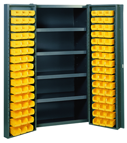 38 x 24 x 72'' (96 Bins Included) - Bin Storage Cabinet - Americas Industrial Supply