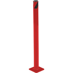 Steel Pipe Safety Bollard 24″ × 1.75″ Red