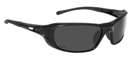 SHADOW, Grey Polar Lens, Shiny BLK Fr Polarized GreyShiny Black - Americas Industrial Supply