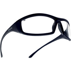SOLIS - Clear Lens - Shiny Black Frame PC ASAF - Americas Industrial Supply