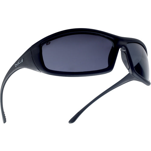 SOLIS - Smoke Lens - Shiny Black Frame PC ASAF - Americas Industrial Supply