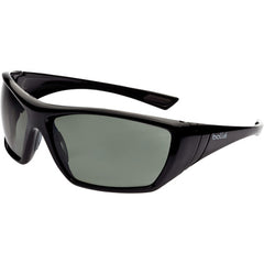HUSTLER - Smoke Lens - Shiny Black Frame PC ASAF - Americas Industrial Supply