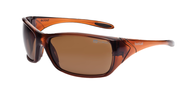 VOODOO, Polar BRWN Lens, Shiny BRWN Fr Polarized Brown PC Shiny Brown - Americas Industrial Supply
