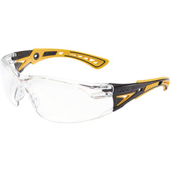 RUSH+ Clear Lens - Yellow & Black Frame PC ASAF - Americas Industrial Supply