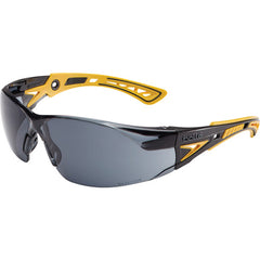 RUSH+ - Smoke Lens - Yellow & Black Frame PC ASAF Platinum - Americas Industrial Supply