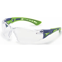 RUSH+ - CLR Lens - Blue & Green Frame PC ASAF Platinum - Americas Industrial Supply