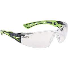 RUSH+ GLOW - Clear Lens - Black & Phos Green PC ASAF Platinum - Americas Industrial Supply
