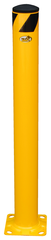 Bollards - Indoors/outdoors to protect work areas, racking and personnel - Powder coated safety yellow finish - Molded rubber caps are removable - Americas Industrial Supply