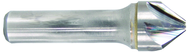 1/2" Size-3/8" Shank-90°-Carbide 6 Flute Chatterless Countersink - Americas Industrial Supply
