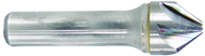 7/8" Size-1/2" Shank-60°-Carbide 6 Flute Chatterless Countersink - Americas Industrial Supply