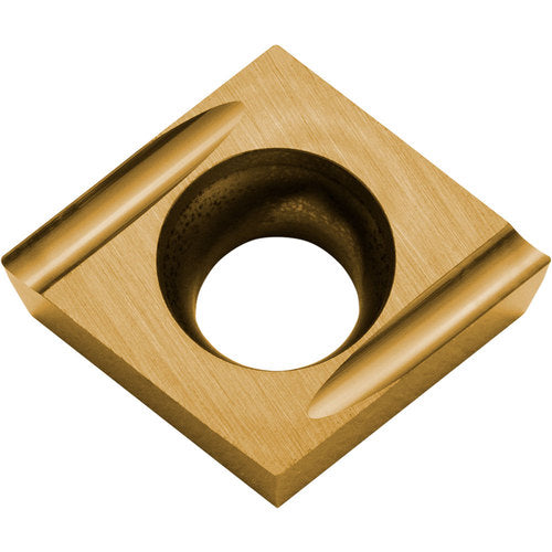 CCET 21505 U PV730, 0.008″ Corner Radius, 3/32″ Thick, 1/4″ Inscribed Circle, TiAlN/TiN, 80 Degree Diamond, Turning Indexable Insert