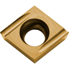 CCET 21505 U PV730, 0.008″ Corner Radius, 3/32″ Thick, 1/4″ Inscribed Circle, TiAlN/TiN, 80 Degree Diamond, Turning Indexable Insert