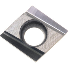 CCET 32502 MF-J PR1425, 0.0039″ Corner Radius, 5/32″ Thick, 3/8″ Inscribed Circle, MEGACOAT NANO, Diamond, Turning Indexable Insert - Exact Industrial Supply