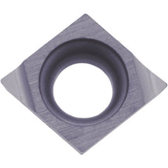 CCET 141105 F PR1705, 0.008″ Corner Radius, 0.071″ Thick, 0.169″ Inscribed Circle, MEGACOAT NANO PLUS, 80 Degree Diamond, Turning Indexable Insert