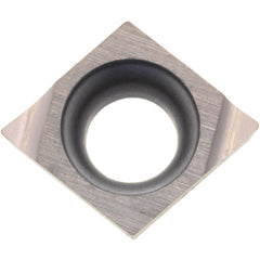CCET 14111 M-F PR1425, 1/64″ Corner Radius, 0.0709″ Thick, 0.1693″ Inscribed Circle, MEGACOAT NANO, Diamond, Turning Indexable Insert - Exact Industrial Supply