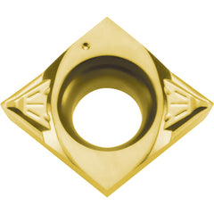 CCGT 32505 SKS PV730, 0.008″ Corner Radius, 5/32″ Thick, 3/8″ Inscribed Circle, TiAlN/TiN, 80 Degree Diamond, Turning Indexable Insert