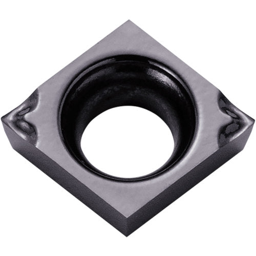 CCGT 110902 CF PR1705, 0.004″ Corner Radius, 0.055″ Thick, 0.138″ Inscribed Circle, MEGACOAT NANO PLUS, 80 Degree Diamond, Turning Indexable Insert