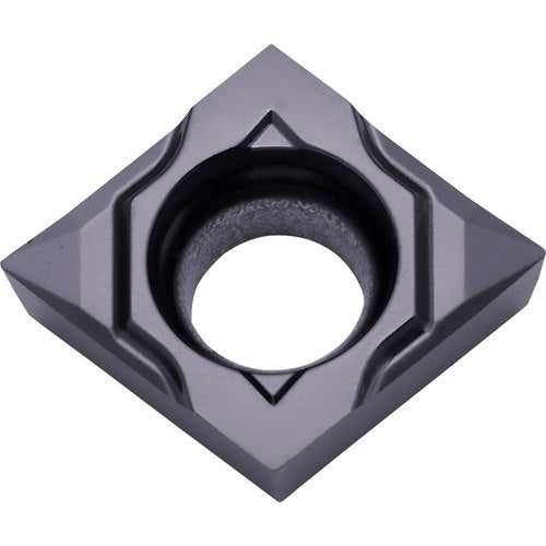 CCGT 32502 CK PR1225, 0.004″ Corner Radius, 5/32″ Thick, 3/8″ Inscribed Circle, MEGACOAT, 80 Degree Diamond, Turning Indexable Insert