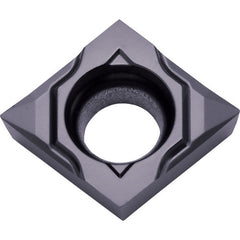 CCGT 21505 CK PR1725, 0.008″ Corner Radius, 3/32″ Thick, 1/4″ Inscribed Circle, MEGACOAT NANO PLUS, 80 Degree Diamond, Turning Indexable Insert