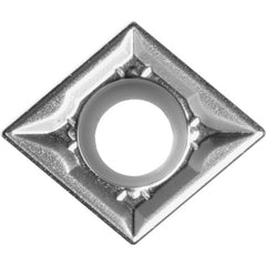 CCMT 3251 GK PV7025, 1/64″ Corner Radius, 5/32″ Thick, 3/8″ Inscribed Circle, TiCN (MEGACOAT), Diamond, Turning Indexable Insert - Exact Industrial Supply