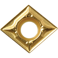 CCMT 433 GK CCX, 3/64″ Corner Radius, 3/16″ Thick, 1/2″ Inscribed Circle,  TiCl2O3/Tin, 80 Degree Diamond, Turning Indexable Insert