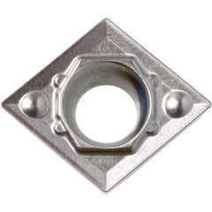 CCMT 21505 HQ TN60, 0.0079″ Corner Radius, 3/32″ Thick, 1/4″ Inscribed Circle, TiCN/NbC, Diamond, Turning Indexable Insert - Exact Industrial Supply
