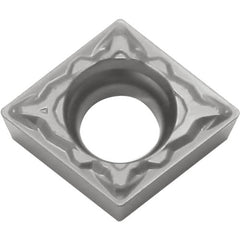 CCMT 2151 PP PV7025, 1/64″ Corner Radius, 3/32″ Thick, 1/4″ Inscribed Circle, TiCN (MEGACOAT), Diamond, Turning Indexable Insert