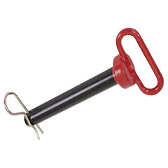 5/8″ × 4″ Red Handle Hitch Pin with Clip - Americas Industrial Supply