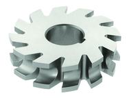 1/8 Radius - 2-1/2 x 7/16 x 1 - HSS - Concave Milling Cutter - 14T - TiCN Coated - Americas Industrial Supply