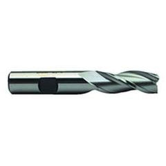 1 Dia. x 4 Overall Length 3-Flute Square End High Speed Steel SE End Mill-Round Shank-Center Cut-Uncoated - Americas Industrial Supply