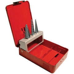 ‎3/16-3/4 RHC HSS 118 Degree Split Point Step Specialty Drill Set - Bright - Exact Industrial Supply