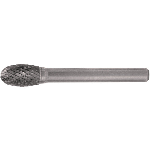 SE-3L6 Double Cut Solid Carbide Bur-Egg Shape - Exact Industrial Supply