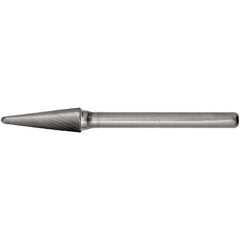 SL-4L6 Standard Cut Solid Carbide Bur-Cone Radius Shape - Exact Industrial Supply