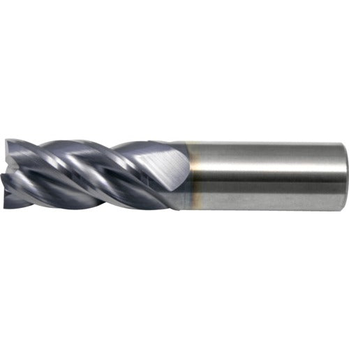 7/16″ × 7/16″ × 2″ × 4″ RHS / RHC Solid Carbide 4-Flute Corner Radius End Mill - TiAlN - Exact Industrial Supply
