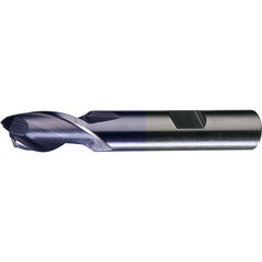 ‎1″ × 3/4″ × 1-1/2″ × 4-1/8″ RHS / RHC HSS HSS Single End 2-Flute Center Cutting End Mill - TiCN