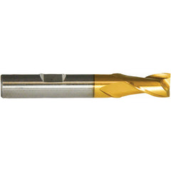 ‎1″ × 1″ × 1-5/8″ × 4-1/2″ RHS / RHC HSS HSS Single End 2-Flute Center Cutting End Mill - TiN