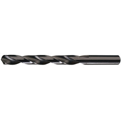 17/64 RHS / RHC HSS 135 Degree Split Point Heavy Duty Jobber Drill - Steam Oxide - Exact Industrial Supply