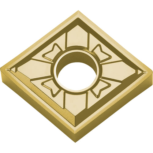 CNGG 431 SK PV730, 1/64″ Corner Radius, 3/16″ Thick, 1/2″ Inscribed Circle, TiAlN/TiN, 80 Degree Diamond, Turning Indexable Insert