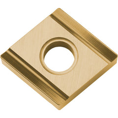 CNGG 431 PV720, 1/64″ Corner Radius, 3/16″ Thick, 1/2″ Inscribed Circle, TiCN (MEGACOAT NANO), 80 Degree Diamond, Turning Indexable Insert