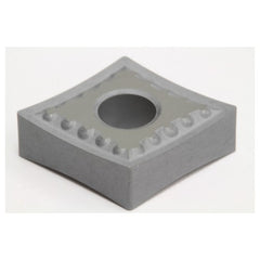 CNMG431EUP G10E, 0.016″ Corner Radius, 3/16″ Thick, 1/2″ Inscribed Circle, Uncoated, 80 Degree Diamond, Turning Insert - Exact Industrial Supply
