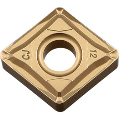CNMG 432 CJ CA525, 1/32″ Corner Radius, 3/16″ Thick, 1/2″ Inscribed Circle, TiCl2O3/TiN, 80 Degree Diamond, Turning Indexable Insert