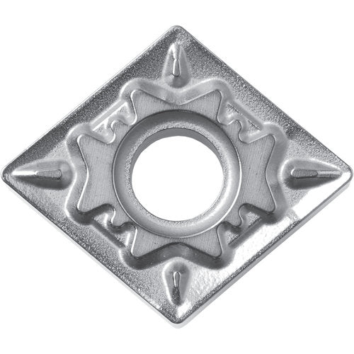 CNMG 433 HQ CA5525, 3/64″ Corner Radius, 3/16″ Thick, 1/2″ Inscribed Circle, TiCnulll2O3/TiN, Diamond, Turning Indexable Insert - Exact Industrial Supply