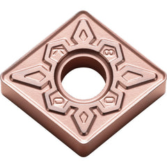 CNMG 432 KQ CA315, 1/32″ Corner Radius, 3/16″ Thick, 1/2″ Inscribed Circle, TiCnulll2O3/Ti, Diamond, Turning Indexable Insert - Exact Industrial Supply