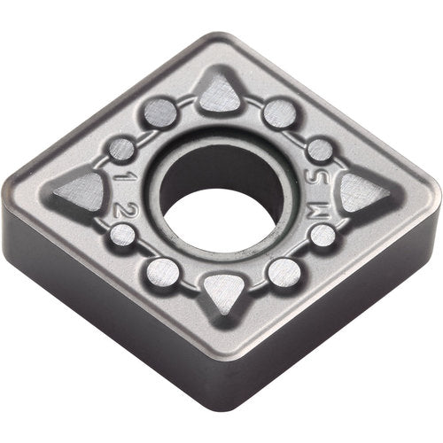 CNMG 431 MS PR005S, 1/64″ Corner Radius, 3/16″ Thick, 1/2″ Inscribed Circle, MEGACOAT HARD, Diamond, Turning Indexable Insert