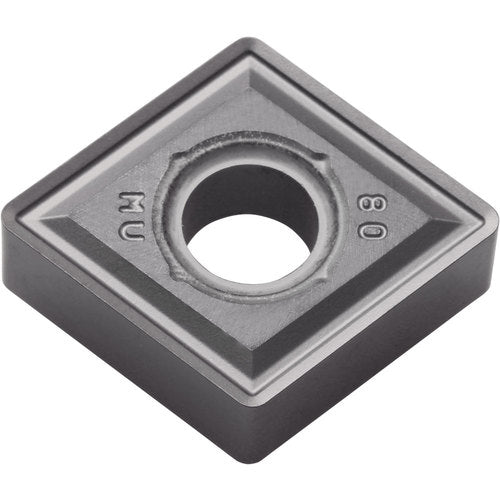 CNGG 4302 MU PR1310, 0.0039″ Corner Radius, 3/16″ Thick, 1/2″ Inscribed Circle, MEGACOAT, Diamond, Turning Indexable Insert
